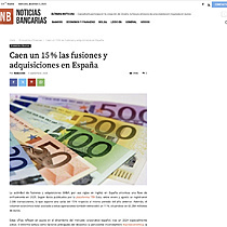 Caen un 15 % las fusiones y adquisiciones en Espaa